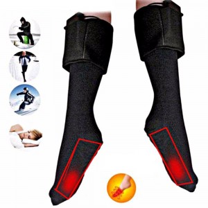 Elektroninės šildančios kojinės "Sportui ir žvejybai" (su baterijomis)