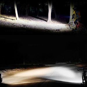 Dviračio prožektorius "Triguba šviesa" (akumuliatorius)