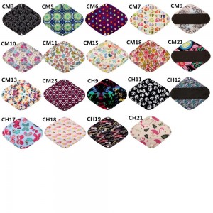 Daugkartinio naudojimo higieniniai įklotai "Išsirinkau pati 5" (5 vnt.)