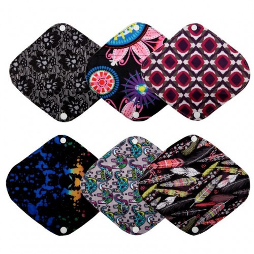 Daugkartinio naudojimo higieniniai įklotai "Švaruolė 4" (6 vnt.)