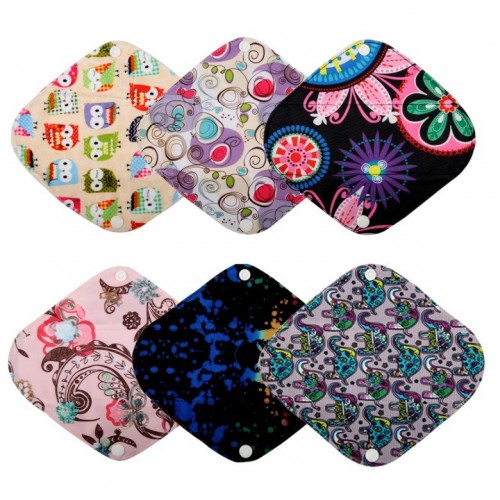 Daugkartinio naudojimo higieniniai įklotai "Švaruolė 8" (6 vnt.