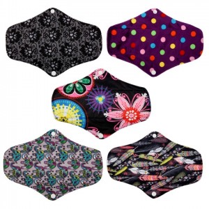 Daugkartinio naudojimo higieniniai įklotai "Gudruolė 24" (5 vnt.)