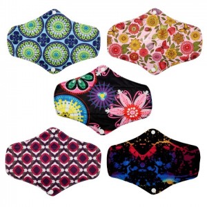 Daugkartinio naudojimo higieniniai įklotai "Gudruolė 26" (5 vnt.)