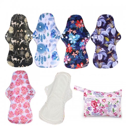 Daugkartinio naudojimo higieniniai įklotai "Rinkinukas 1" (5 vnt.)