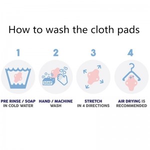 Daugkartinio naudojimo higieniniai įklotai "Rinkinukas 7" (5 vnt.)