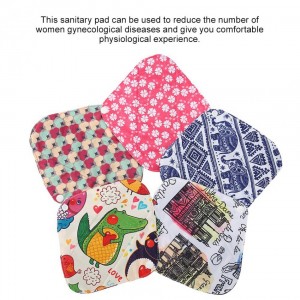 Daugkartinio naudojimo higieniniai įklotai "Geras pasirinkimas 5" (6 vnt.)