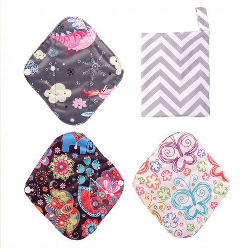 Daugkartinio naudojimo higieniniai įklotai "Geras pasirinkimas 14" (3 vnt.)