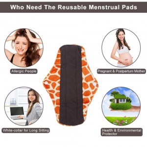 Daugkartinio naudojimo higieniniai įklotai "Geras pasirinkimas 23" (8 vnt.)