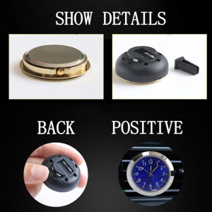 Laikrodis automobiliui "Auksinė elegancija"