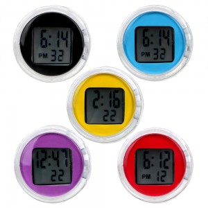 Laikrodis automobiliui "Geltonas stilius"