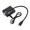 Micro HDMI į VGA su audio jungtimi