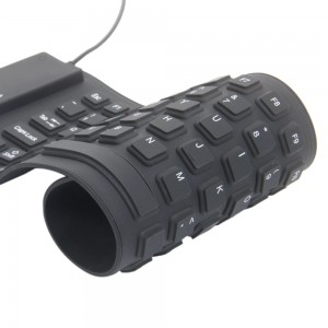 Silikoninė USB klaviatūra