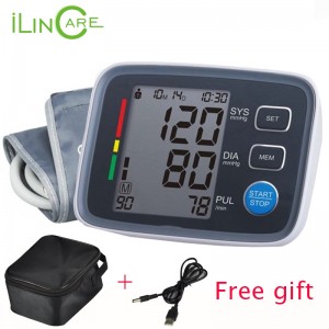 Elektroninis kraujospūdžio matuoklis "Viskas bus gerai" (nešiojamas, pulso stebėsena)