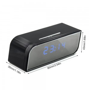 Laikrodis su slapta kamera "Aukščiausia klasė" (Wifi, IP)