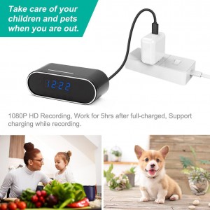 Laikrodis su slapta kamera "Aukščiausia klasė 3" (Wifi, IP)