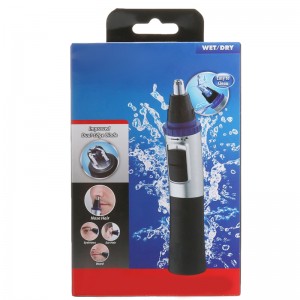 Elektroninė nosies plaukučių kirpimo mašinėlė "Drėgnumo malonumas" (vyrams, lengva, USB, kokybiškas variklis, ergonomiška)