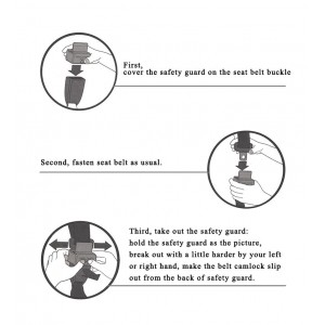 Automobilio saugos diržo fiksatorius "Saugumo jausmas 2"