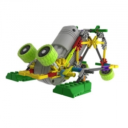 Elektroninis robotas - surenkamas vaikiškas konstruktorius "Robotų pasaulis" (vaiko lavinimas, lengvai surenkamas, 4 robotai)