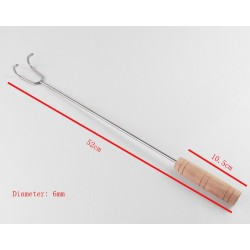 Plieninis kablys griliui "Patogiau nebūna 4"