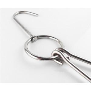 Plieniniai kabliai griliui "Aukščiausia klasė" (5 mm 24 cm, 5 vnt.)