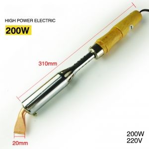 200W lituoklis (medinis kotas, 220V)