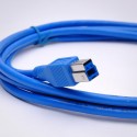 USB 3.0 A Male į Micro USB B Male spausdintuvo kabelis