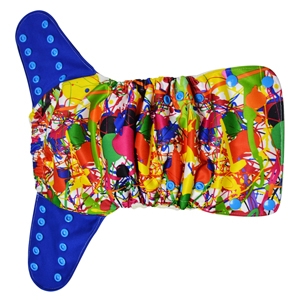 Plaunami kūdikių vystyklai-sauskelnės (4 vnt., medvilnė, bambuko pluošto, 5-12 kg, 0-12 mėn.)