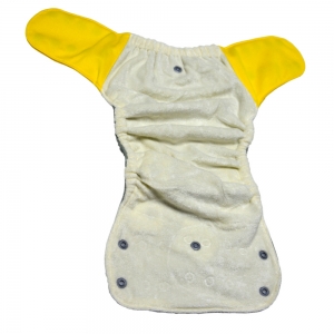 Plaunami kūdikių vystyklai-sauskelnės (4 vnt., bambuko pluoštas, 5-12 kg, 0-12 mėn.)