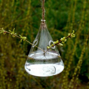 Pakabinama stiklinė vaza "Puikioji kolba"