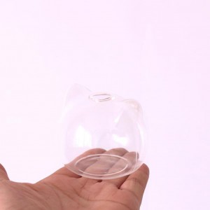 Pakabinama stiklinė vaza "Katinukas"