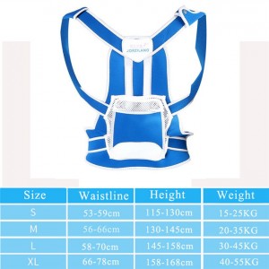 Pečių laikysenos korektorius vaikams "Aukščiausia klasė 7"