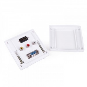 HDMI, VGA, 3 AV jungčių plokštė