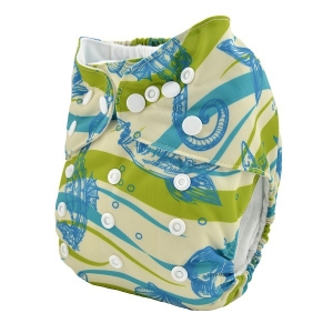 Plaunamos sauskelnės "Jūros arkliukai"