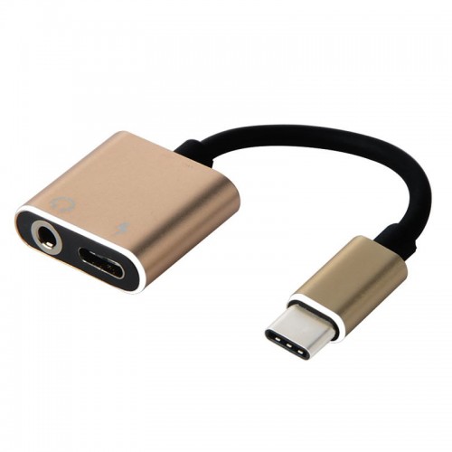 Type-C jungties keitiklis "Super Sound 3D 4" (3.5 mm)