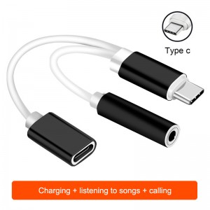 Type-C jungties keitiklis "High-end 3" (3.5 mm)