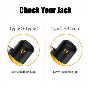 Type-C jungties keitiklis "Minima Compact" (3.5 mm)