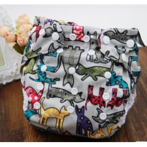 Plaunamos sauskelnės "Spalvotų žvėrelių pasaulis"