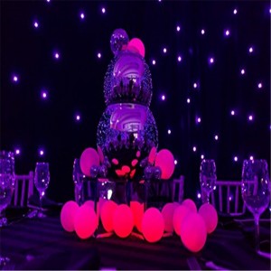 Žibintas su saulės baterija "Šviečiantis burbulas 2"