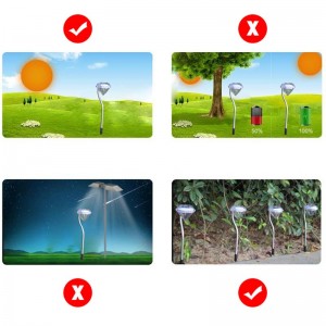 Saulės energija įkraunamas šviestuvas "Nakties deimantas"