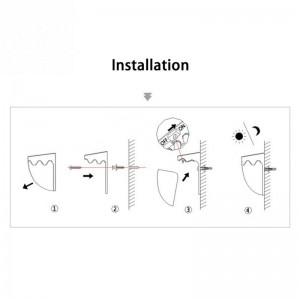 Saulės energija įkraunamas šviestuvas "Naujas stilius 7"