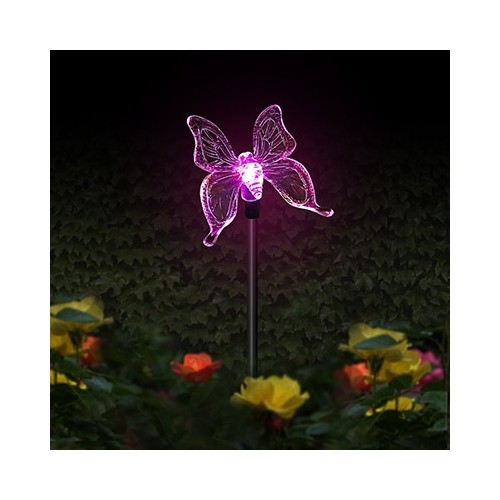 Saulės energija įkraunamas šviestuvas "Naktinis drugelis"