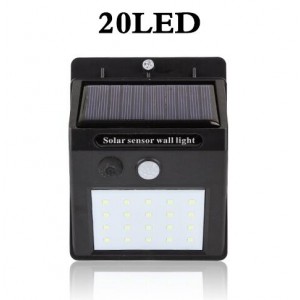 Saulės energija įkraunamas šviestuvas "Aukščiausia klasė 5" (20 LED)