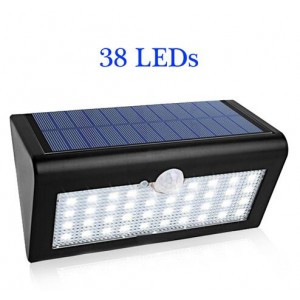 Saulės energija įkraunamas šviestuvas "Aukščiausia klasė 6" (38 LED)