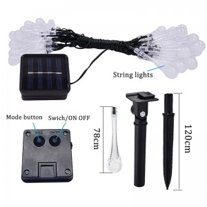 Saulės energija įkraunamas šviestuvas "Puikieji lašai"