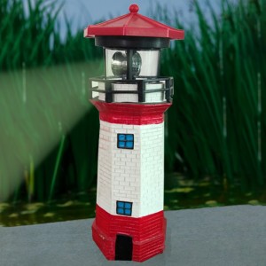 Saulės energija įkraunamas šviestuvas "Naktinis švyturys"