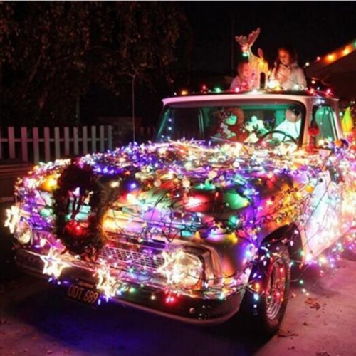 Saulės energija įkraunama girlianda "Spalvų simfonija 3"