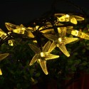 Saulės energija įkraunama girlianda "Puikiosios jūrų žvaigždelės"