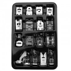 Buitinės siuvimo mašinos dalių rinkinys "Aukščiausia klasė" (16 dalių)