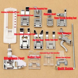 Buitinės siuvimo mašinos dalių rinkinys "HUSQVARNA" (14 dalių)