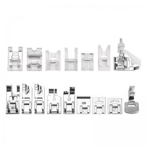 Buitinės siuvimo mašinos dalių rinkinys "Darbštuolė 5" (16 dalių)